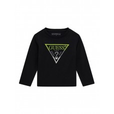 GUESS μπλούζα παιδική N5YI24K8HM4-JBLK μαύρη